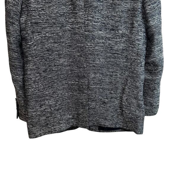 Redox Casual Mens 2 Button Textured Tweed Knit Blazer Gray Made in Korea Preppy - Picture 7 of 15